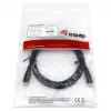 EQUIP cavo USB 2.0 Type-C a Type-C M/M 0,3 m PD 60 W, 0,48 Gbit/s, contatti nichelati, nero