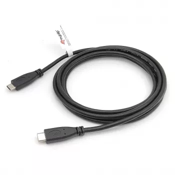 Cavo USB-C a USB-C 2.0 EQUIP 128833, 0,5 m, PD 60 W, 0,48 Gbit/s, contatti nichelati, nero