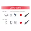 Cavo USB-C a USB-C 2.0 EQUIP 128833, 0,5 m, PD 60 W, 0,48 Gbit/s, contatti nichelati, nero