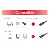 Cavo USB-C a USB-C EQUIP 128348, USB 3.2 Gen 1 (5 Gbit/s), PD 60 W, 0,5 m, nero
