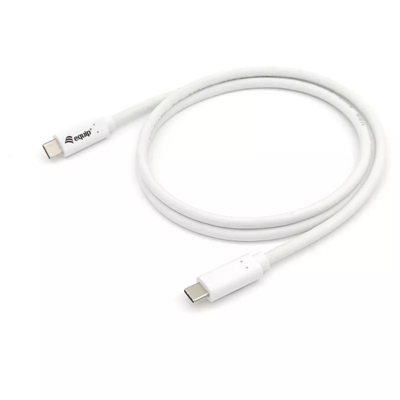 EQUIP cavo USB 3.2 Gen 1 Type-C a Type-C 0,5 m PD 60 W 5 Gbit/s bianco