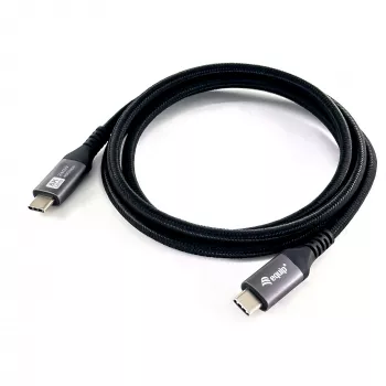 Cavo USB4 Gen3x2 C–C EQUIP 128380, 0.5 m, PD 3.1 240W, 40 Gbps, 8K/60Hz, nero