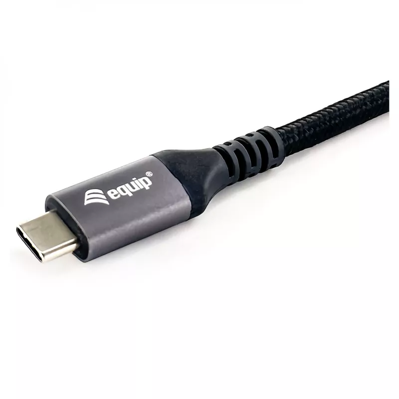 Cavo USB4 Gen3x2 C–C EQUIP 128380, 0.5 m, PD 3.1 240W, 40 Gbps, 8K/60Hz, nero