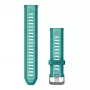 Cinturino per orologio a sgancio rapido di ricambio GARMIN 010-11251-AJ 20 mm turchese/acqua