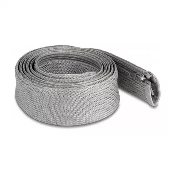 Guaina in treccia DeLOCK 20832 2 m x 50 mm grigio