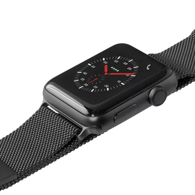 Cinturino LAUT Steel Loop nero acciaio inossidabile