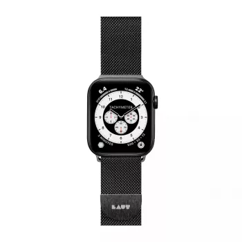 Cinturino LAUT Steel Loop nero acciaio inossidabile