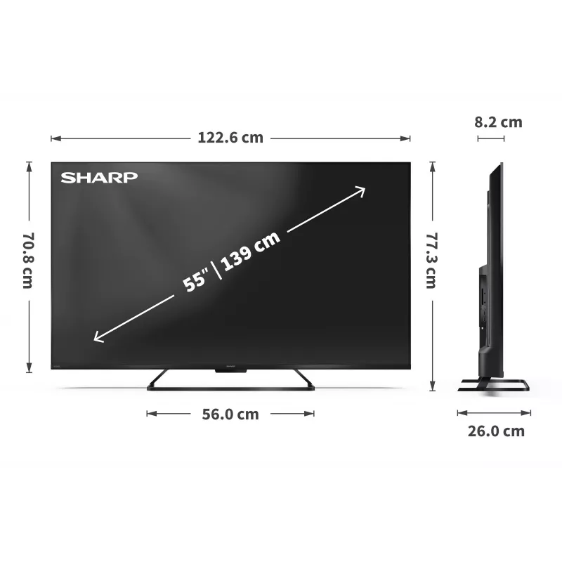 Televisore Sharp 55HR7465 55 pollici LED LCD 4K