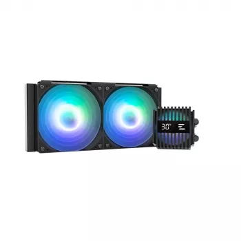 Dissipatore a liquido per CPU ZALMAN ALPHA2 V2 A24 240 mm — all-in-one sigillato, nero