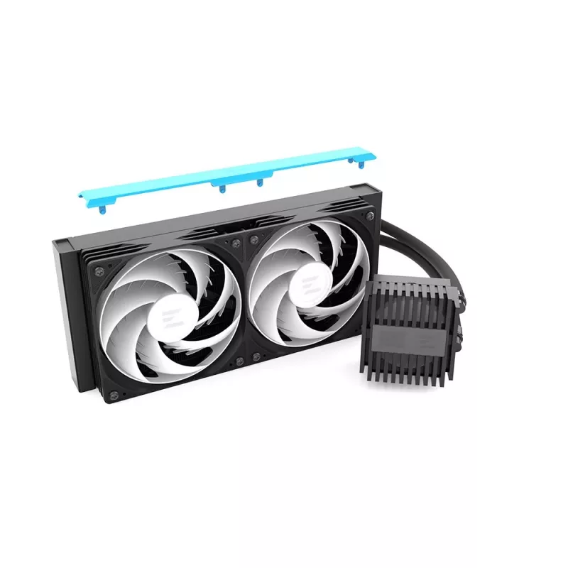 Dissipatore a liquido per CPU ZALMAN ALPHA2 V2 A24 240 mm — all-in-one sigillato, nero