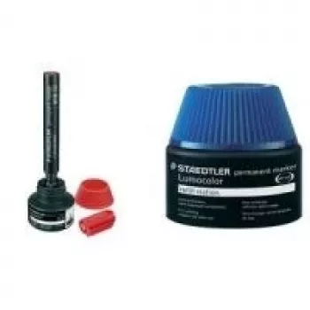 Inchiostro di ricarica per marker Staedtler Lumocolor 488 50-3, permanente blu, 30 ml