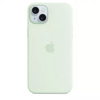 Custodia in silicone compatibile MagSafe per Apple iPhone 15 Plus – silicone, menta, per iPhone 15 Plus da 6,7 pollici