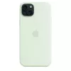Custodia in silicone compatibile MagSafe per Apple iPhone 15 Plus – silicone, menta, per iPhone 15 Plus da 6,7 pollici