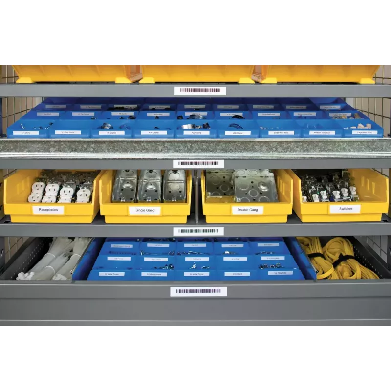 DYMO RHINO 6000+ ABC CASE UK a trasferimento termico/termico diretto nero giallo