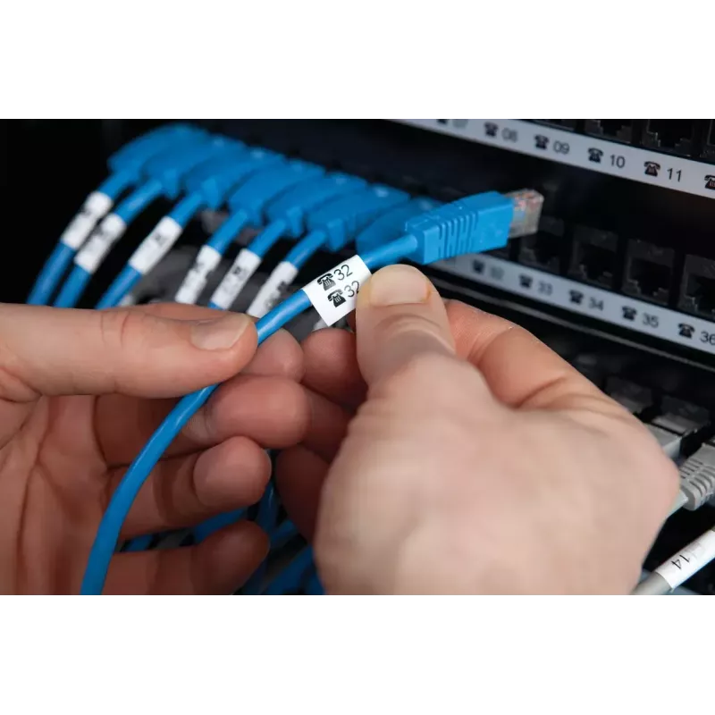 DYMO RHINO 6000+ ABC CASE UK a trasferimento termico/termico diretto nero giallo