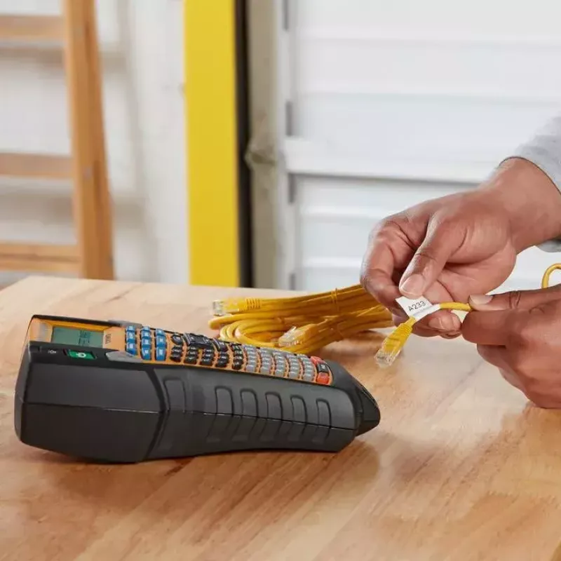 DYMO RHINO 6000+ ABC CASE UK a trasferimento termico/termico diretto nero giallo