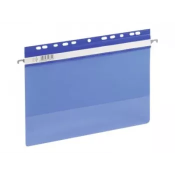 Cartella a sospensione Durable 2561-06 A4 plastica blu trasparente