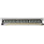 Patch panel helos 146867 RJ-45 24 porte, grigio RAL 7035