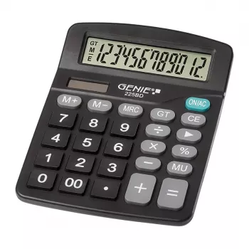 Calcolatrice da tavolo GENIE 225 BD nero