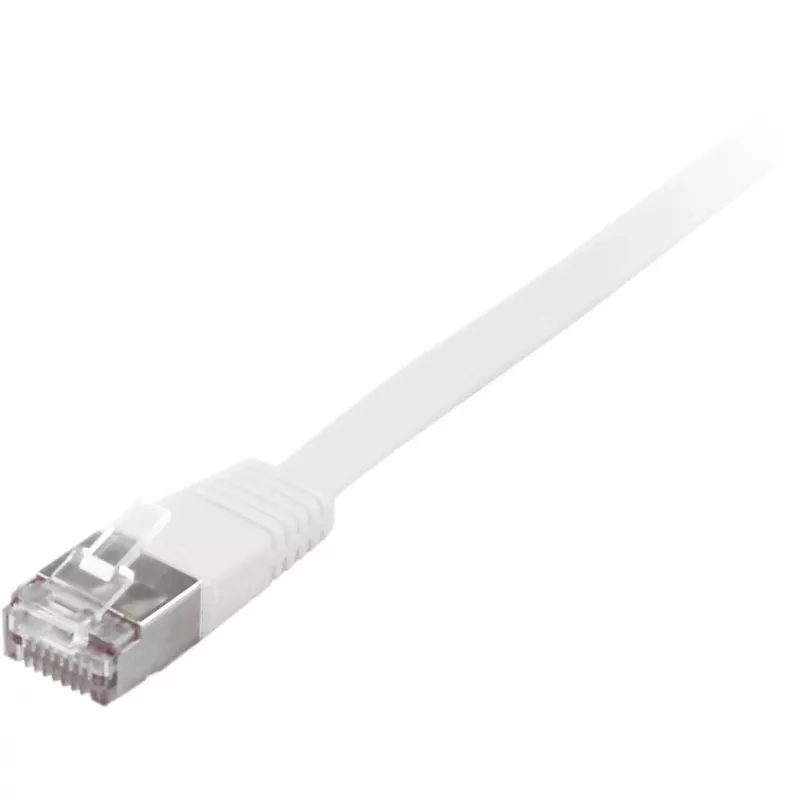 Cavo di rete Equip Cat.6A U/FTP cavo patch piatto RJ-45 10m bianco