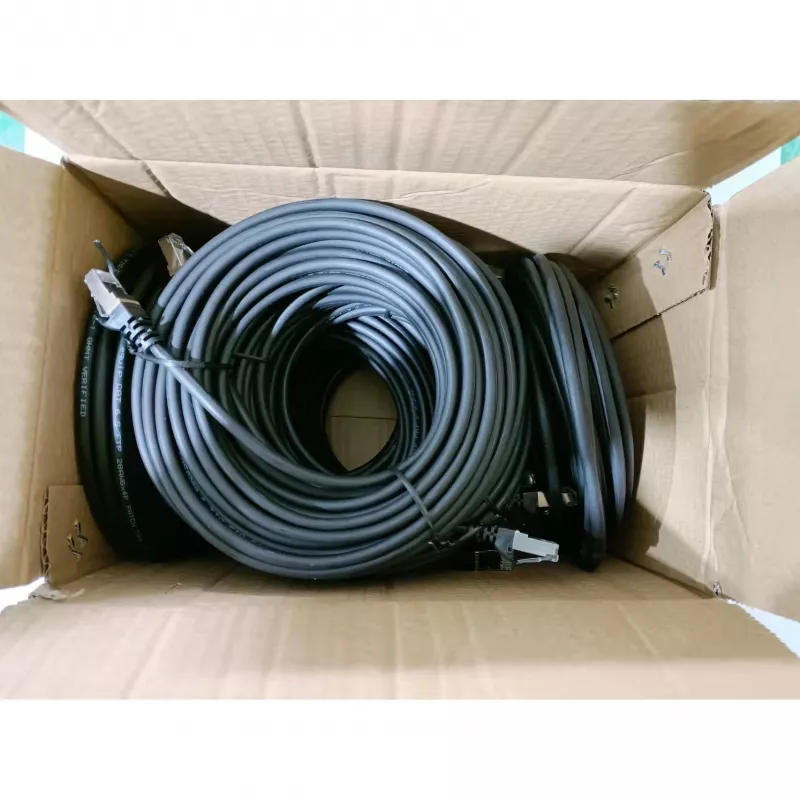 Equip 635594 Set di cavi patch Cat.6 S/FTP LSZH, RJ-45, 5 m, nero, 30 pezzi