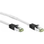 Goobay Cavo patch CAT 8.1, S/FTP (PiMF), bianco, 2 m - LSZH senza alogeni, rame AWG 24 (55125)