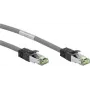 Goobay Cavo patch CAT 8.1, S/FTP (PiMF), grigio, 5 m - LSZH senza alogeni, rame AWG 24 (55139)