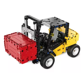 Carrello elevatore Jamara Modello CaDA Bricks — carrello elevatore per bambini, colori: nero, rosso, giallo, età consigliata 8+