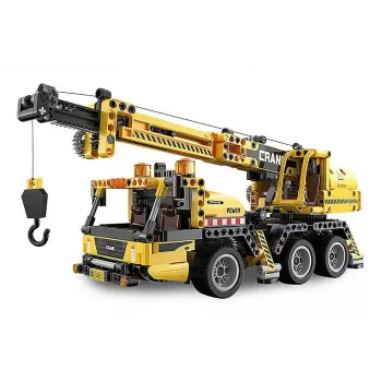Gru mobile Jamara CaDA Modello 402886 — set di costruzione, nero e giallo, per bambini dagli 8 anni