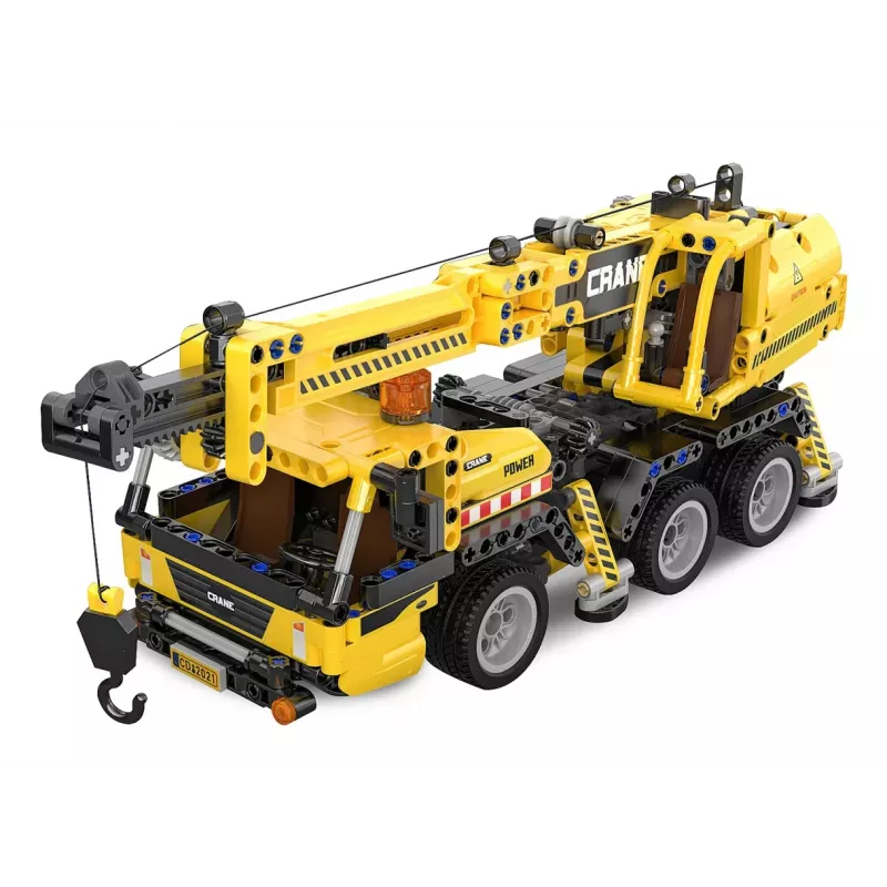 Gru mobile Jamara CaDA Modello 402886 — set di costruzione, nero e giallo, per bambini dagli 8 anni