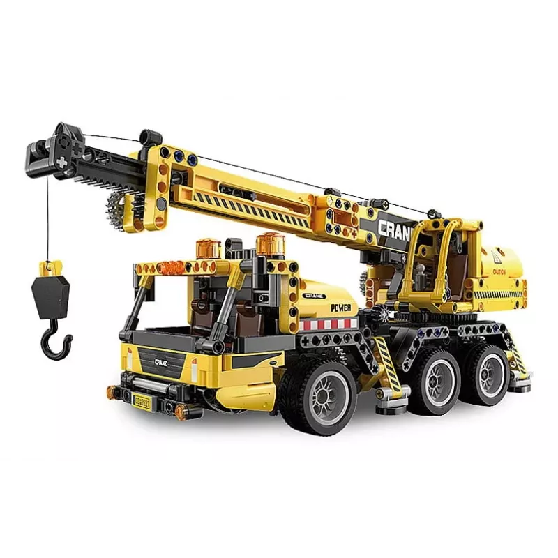 Gru mobile Jamara CaDA Modello 402886 — set di costruzione, nero e giallo, per bambini dagli 8 anni