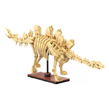 Set di costruzione Jamara CaDA Fossile dinosauro Stegosaurus — 297 pezzi, età 8+, beige/marrone