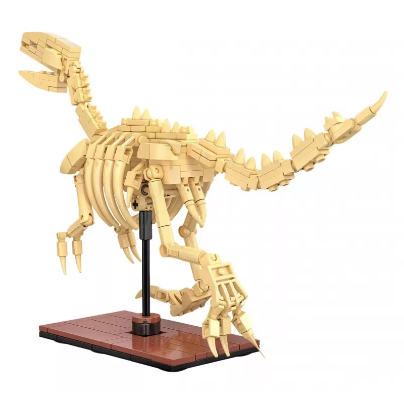 Set di costruzione Jamara CaDA Fossile dinosauro Stegosaurus — 297 pezzi, età 8+, beige/marrone
