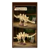 Set di costruzione Jamara CaDA Fossile dinosauro Stegosaurus — 297 pezzi, età 8+, beige/marrone