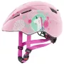 Casco protettivo per bambini UVEX kid 2 cc multicolore rosa, guscio rigido, finitura opaca