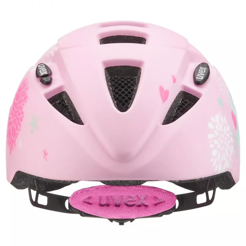 Casco protettivo per bambini UVEX kid 2 cc multicolore rosa, guscio rigido, finitura opaca