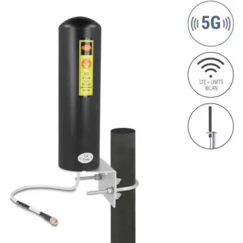 Antenna DELOCK 10037 5G LTE connettore SMA omnidirezionale guadagno 3–5 dBi