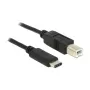 Cavo USB DeLOCK 0,5m USB2.0-C/USB2.0-B nero