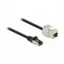 Cavo connettore RJ45 maschio a modulo Keystone connettore RJ45 femmina DeLOCK 87029