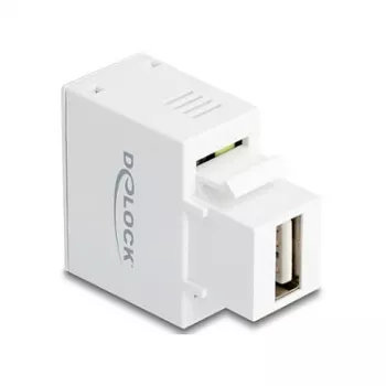 Modulo Keystone da parete DELOCK con porta di ricarica USB-A 5W bianco