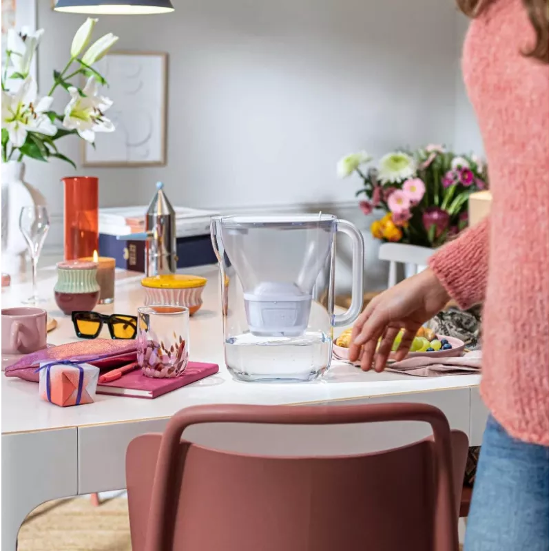 Caraffa filtrante BRITA Style Essential XL con cartucce MAXTRA PRO Pure Performance (3) — bianca