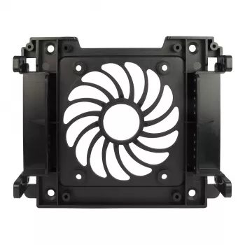 Inter-Tech staffa di montaggio 1x5,25 per 1x2,5 / 1x3,5 / ventola 12 cm