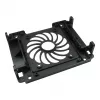 Inter-Tech staffa di montaggio 1x5,25 per 1x2,5 / 1x3,5 / ventola 12 cm