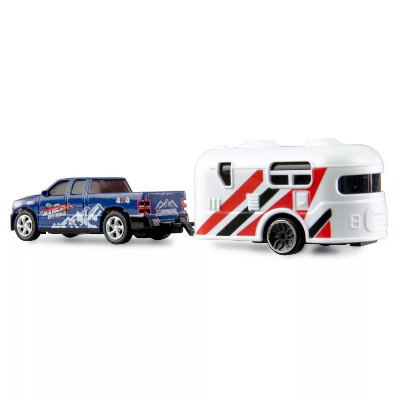 RC-Pickup Amewi 22680 1:64 RTR con rimorchio, blu