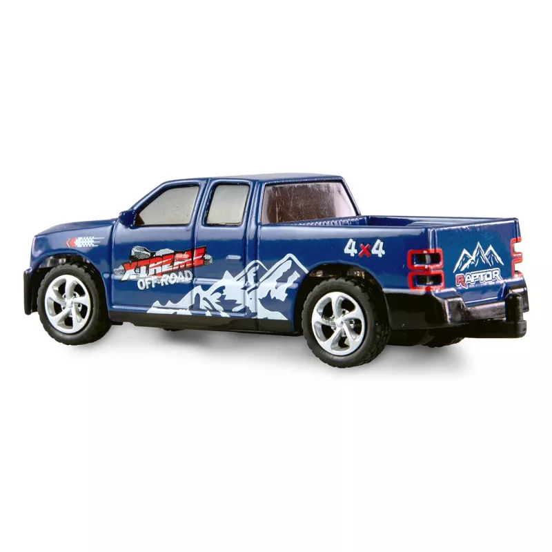 RC-Pickup Amewi 22680 1:64 RTR con rimorchio, blu