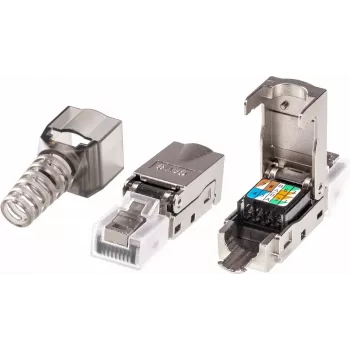 ATEN connettore maschio RJ-45 (J-45) 2A-245G, argento, per cablaggio Cat6A