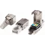 ATEN connettore maschio RJ-45 (J-45) 2A-245G, argento, per cablaggio Cat6A