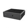 Akasa Euler CMX case PC Mini-ITX senza ventola A-ITX61-S1B — nero, mini chassis per sistemi a raffreddamento passivo