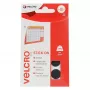 VELCRO punti adesivi autoadesivi, gancio e felpa 16mm x 16 set nero