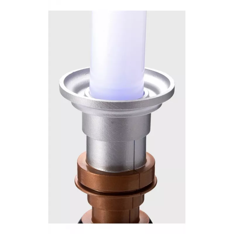 Lampada da tavolo Ukonic 16987 nero rame grigio bianco luce blu 595mm
